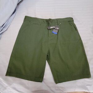 NWT Blu Rock Flex Shorts Olive Size 38